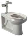 Zurn Flush Valve Toilet, 1.1 gpf, Flush Valve, Floor Mount, Elongated, White Z5645.243.00.00.00