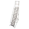 Cotterman 172 in H Steel Rolling Ladder, 13 Steps, 450 lb Load Capacity 1513R2642A2E30B4W4C1P3