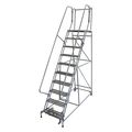 Cotterman 130 in H Steel Rolling Ladder, 10 Steps, 450 lb Load Capacity 1510R2632A2E20B4W4C1P6