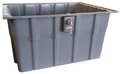 Cortech Property Storage Container, Gray, Plastic, 23 in L, 20 3/4 in W, 8 1/2 in H 3825M