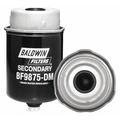 Baldwin Filters Fuel/Water Separator, 5-5/16x3-5/32 In BF9875-DM