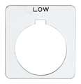 Schneider Electric Legend Plate, Square, Low, White 9001KN215WP