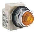 Schneider Electric Pilot Light, Amber, Plastic Fresnel Lens 9001KP1A31