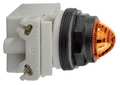Schneider Electric Pilot Light, Incan, Amber, Domed Lens 9001SKP1A9