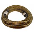 Zoro Select 2" ID x 20 ft Water Discharge Hose 17 PSI BK/YL 45DV21