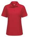 Red Kap Short Sleeve Polo, Womens, XS, Red, Button SK91RD SS XS