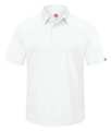 Red Kap Short Sleeve Polo, Sz M, White, Polyester SK90WH SS M