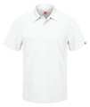 Red Kap Short Sleeve Polo, L, White, 5 oz.Polyester SK92WH SS L