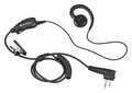 Motorola Ear Loop Earpiece, Black, Two Pin, C-Style HKLN4604B