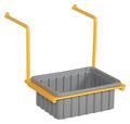 Zoro Select Optional Drip Pan, Yellow, 4-3/16" H PRDC-DPN