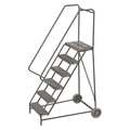 Tri-Arc 92 in H Aluminum Wheelbarrow Ladder, 6 Steps, 350 lb Load Capacity WLARTR106164