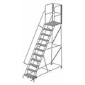 Tri-Arc 152 in H Steel Rolling Ladder, 11 Steps, 450 lb Load Capacity KDSR111246-XR