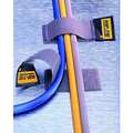 Rip-Tie 4" L Wrap Hook-&-Loop Cable Tie Gray PK 5 C-04-005-GY