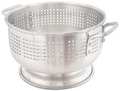 Crestware Colander, 12 qt., 7-3/4 in. H, Aluminum ACOL12M