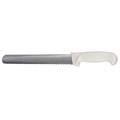 Crestware Slicer Knife, Serrated, 12 in. L, White KN53