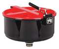 Pig Drum Funnel, Steel, 13-9/32 in. H, Red DRM1210-RD