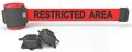 Banner Stakes Magnetic Belt Barrier, Restricted Area, Rd MH5008