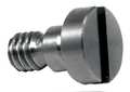 Zoro Select Shoulder Screw, #2-56 Thr Sz, 1/8 in Thr Lg, 1/8 in Shoulder Lg, 316 Stainless Steel STR40232C02