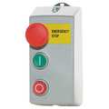 Lovato Electric Control Station, 6.50 in. D x 7.25 in. H IR-MS-120V25A-FH