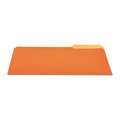 Universal One Top Tab File Folder 9-5/8" x 11-3/4", Orange, Pk100 UNV10507