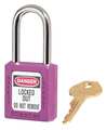 Master Lock Lockout Padlock, KA, Purple, 1-3/4"H 410KAPRP