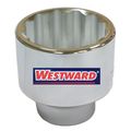 Westward 1 in Drive, 77mm 12 pt Metric Socket, 12 Points 45J256