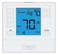 Pro1 Iaq Non-Programmable Thermostat, 7, 5-1-1 Programs, 3 H 2 C, Wall Mount, Hardwired/Battery, 24VAC T755S