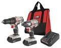 Porter-Cable 20V MAX* 1/2 in. Cordless Drill/Driver and 1/4 in. Impact Driver Combo Kit PCCK604L2