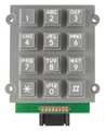 Hubbell Gai-Tronics Keypad, Plastic, Gray, Accessory 51035-011