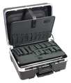 Westward Tool Case with 38 compartments, Plastic, 20 1/4 in H x 17 3/8 in W 45KK80