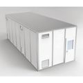 Porta-Fab 4-Wall Cleanroom Modular In-Plant Office, 10 ft 1 3/4 in H, 28 ft 4 1/2 in W, 12 ft 4 1/2 in D 8CR1228