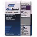 Norton Abrasives Sandpaper Sheet, Med., 80 Grit, PK3 07660768163