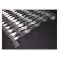 Zoro Select Anti-Slip Channel, Pregalvanized Steel 3251512-10