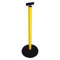 Zoro Select Sign Holder, Aluminum, Yellow, 40 in. SP601S3YA-SBB-MPC