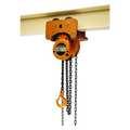 Harrington Low Headroom Chain Hoist, 10 ft.Lift NTH030-10