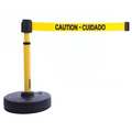 Banner Stakes PLUS Barrier System, Caution - Cuidado PL4084
