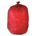 Zoro Select Biohazard Bags, 30 to 32 gal., Red, PK250 RIWB142405