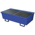 Eagle Mfg Drum Spill Containment Pallet, 74 gal Spill Capacity, 2 Drum, 2000 lb., Steel 1620ST