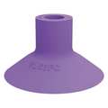 Piab Suction Cup, Purple, 50mm Dia., 29mm H, PK5 VL50FC