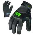 Ironclad Performance Wear Mechanics Gloves, L, Black/Grey, Spandex, Neoprene EXO-MWR-04-L