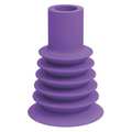 Piab Suction Cup, Purple, 20mm Dia., 28mm H, PK5 VL20BL