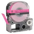 Epson Label Cartridge, Black on Fluorescent Pink, Labels/Roll: Continuous 218FPPX