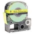 Epson Label Cartridge, Black on Fluorescent Yellow, Labels/Roll: Continuous 218FYPX