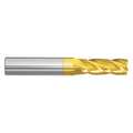 Zoro Select End Mill, 5/16 in.4 Flutes, TiN 206-001151
