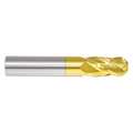 Zoro Select End Mill, 3/16 in.4 Flutes, TiN 223-001041
