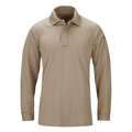 Propper Long Sleeve Polo, XL, Silver Tan F53620A226XL