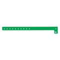 Identiplus ID Wristband, L-Shaped, Green, 5/8inW, PK500 P1-01