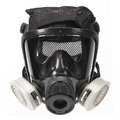 Msa Safety Full Face Respirator, L, Bayonet, Silicone 10083788
