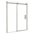 Fgi Shower Door, Aluminum, Nickel, 60"x76" Size MRRL6076-CL-BN