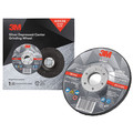 3M Depressed Center Wheels, Type 27, 4 1/2 in Dia, 0.25 in Thick, 7/8 in Arbor Hole Size 44538